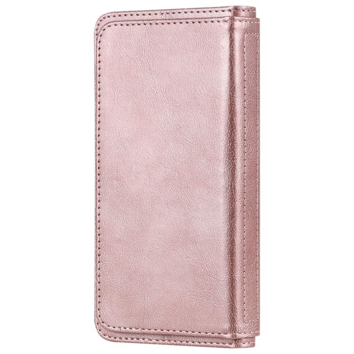 Bild 6,  Samsung Galaxy S26 Ultra Fodral Multifunktionellt Läder Roséguld - Teknikhallen.se