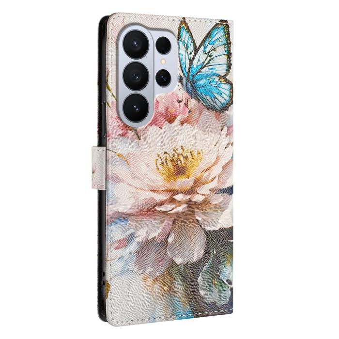 Bild 4,  Samsung Galaxy S26 Ultra Fodral Med Tryck Blommor / Fjärilar - Teknikhallen.se