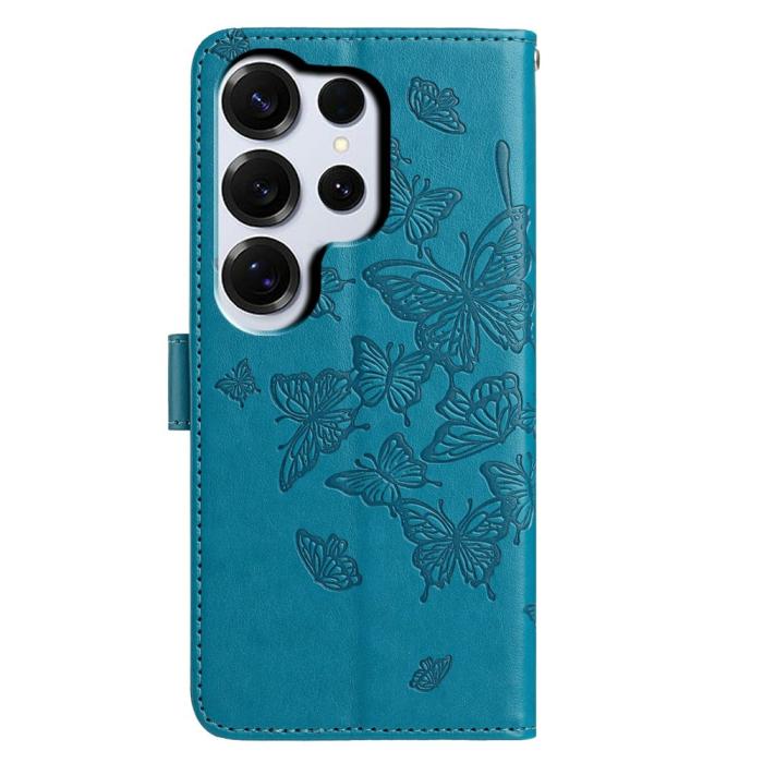 Bild 5,  Samsung Galaxy S26 Ultra Fodral Fjäril Tryck Blå - Teknikhallen.se