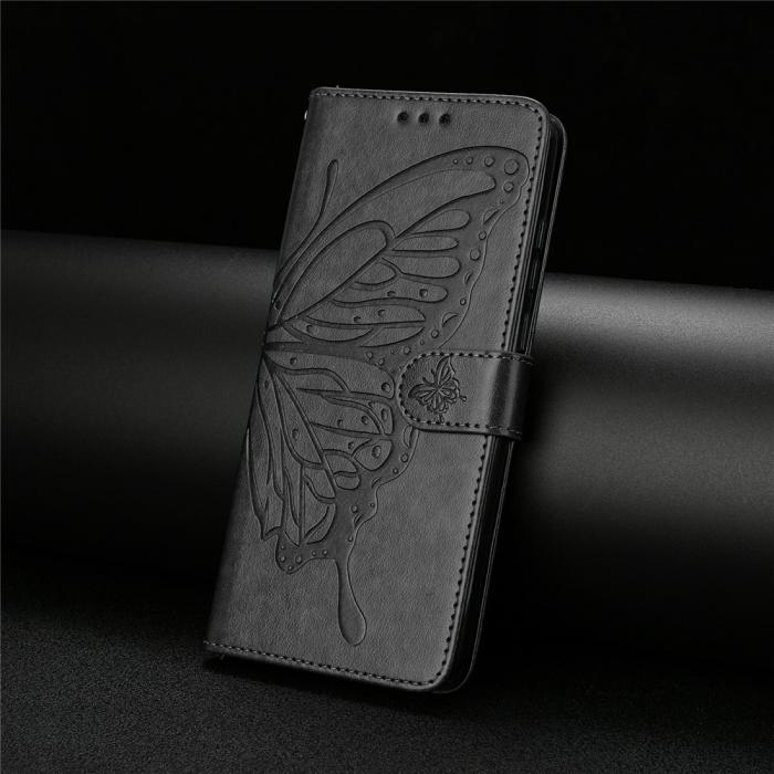 Bild 6,  Samsung Galaxy S26 Ultra Fodral Fjäril Tryck Svart - Teknikhallen.se