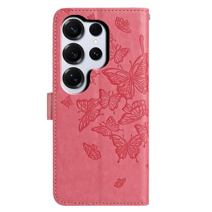 Bild 5,  Samsung Galaxy S26 Ultra Fodral Fjäril Tryck Rosa - Teknikhallen.se