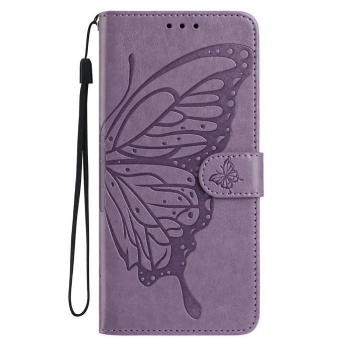Bild 4,  Samsung Galaxy S26 Ultra Fodral Fjäril Tryck Lila - Teknikhallen.se