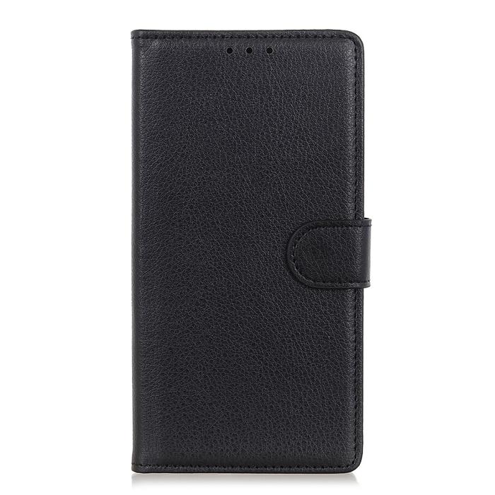Bild 6,  Samsung Galaxy S26 Ultra Fodral Litchi Läder Svart - Teknikhallen.se