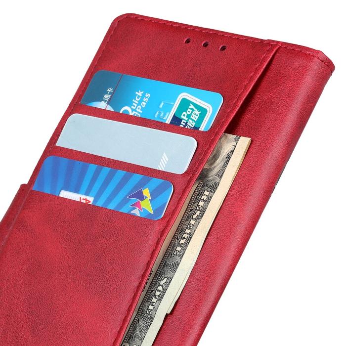 Bild 4,  Samsung Galaxy S26 Ultra Fodral Läder Röd - Teknikhallen.se
