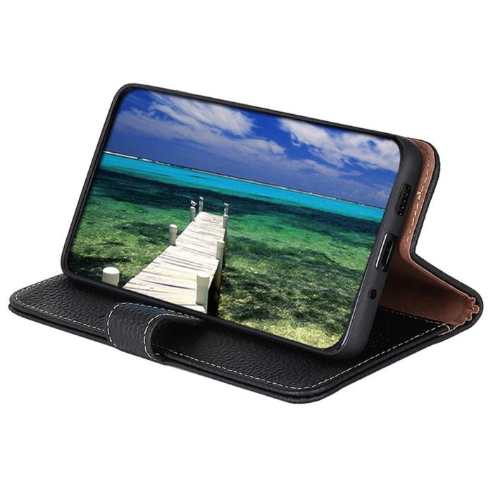 Bild 3, KHAZNEH KHAZNEH Samsung Galaxy S26 Ultra Fodral Äkta Läder Svart - Teknikhallen.se