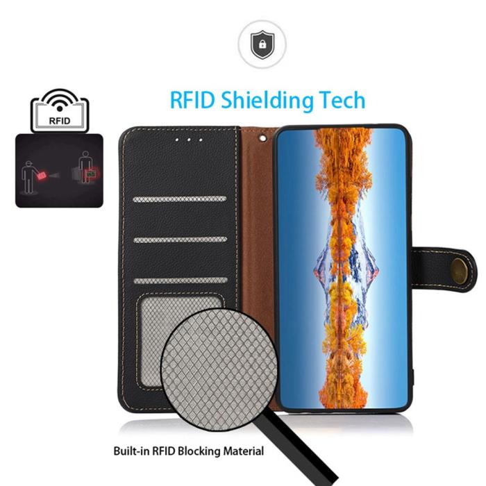 Bild 2, KHAZNEH KHAZNEH Samsung Galaxy S26 Ultra Fodral Äkta Läder Svart - Teknikhallen.se