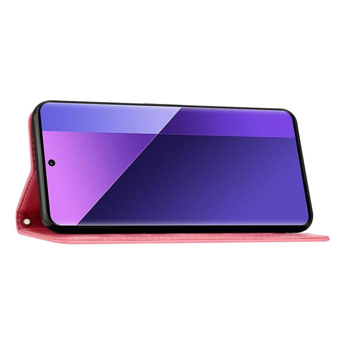 Bild 4,  Samsung Galaxy S26 Ultra Fodral Med Blommigt Tryck Rosa - Teknikhallen.se