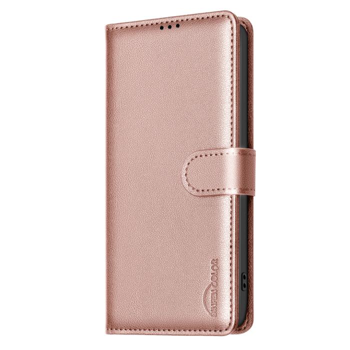 Bild 2, BINFEN BINFEN Samsung Galaxy S26 Ultra Fodral RFID Läder Roséguld - Teknikhallen.se