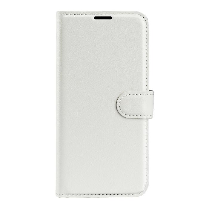 Bild 2,  Samsung Galaxy S26 Ultra Fodral Litchi Läder Vit - Teknikhallen.se