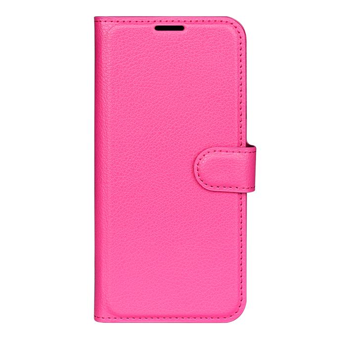 Bild 2,  Samsung Galaxy S26 Ultra Fodral Litchi Läder Rosa - Teknikhallen.se