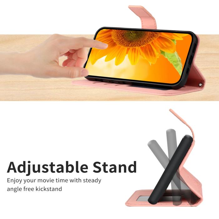 Bild 6,  Samsung Galaxy S26 Ultra Fodral Solros Tryck Rosa - Teknikhallen.se