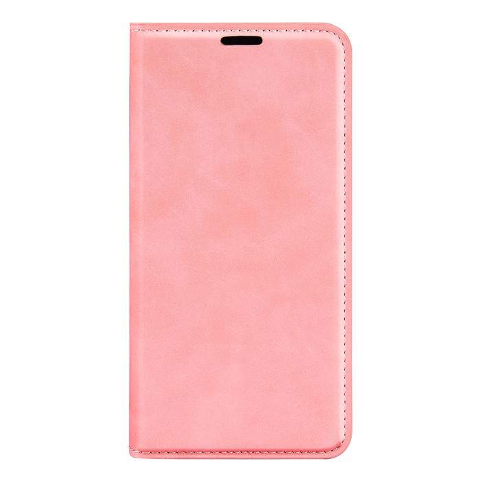 Bild 2,  Samsung Galaxy S26 Ultra Fodral Flip Skin Touch Läder Rosa - Teknikhallen.se