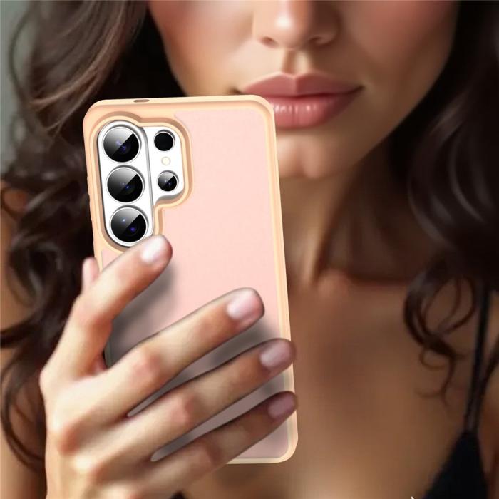 Bild 6,  Samsung Galaxy S26 Ultra Skal Skin Touch Matt Rosa - Teknikhallen.se