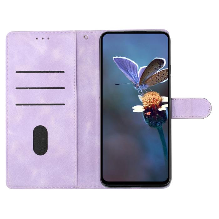 Bild 2,  Samsung Galaxy S26 Ultra Fodral Med Blommigt Tryck Läder Lila - Teknikhallen.se