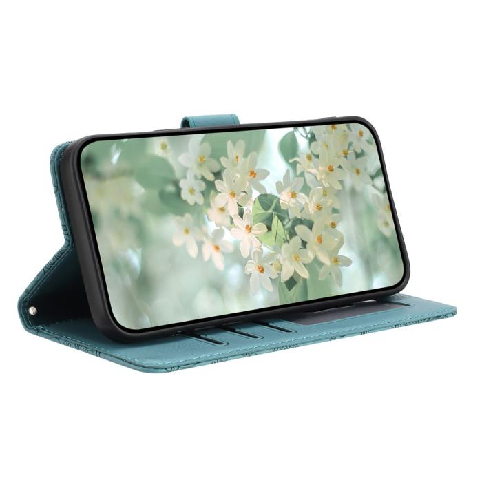 Bild 3,  Samsung Galaxy S26 Ultra Fodral Med Blommigt Tryck Grön - Teknikhallen.se
