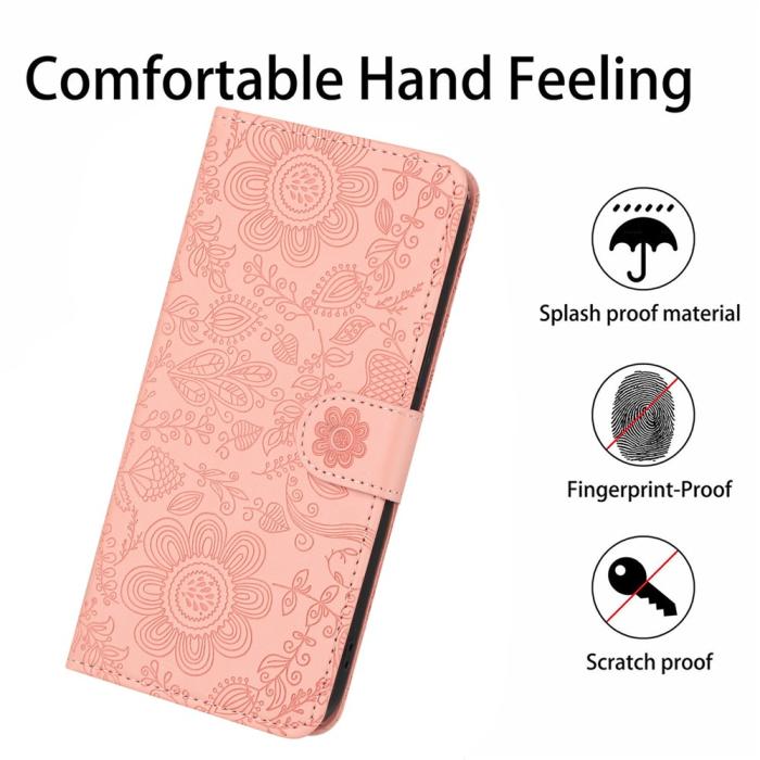 Bild 6,  Samsung Galaxy S26 Ultra Fodral Med Blommigt Tryck Rosa - Teknikhallen.se