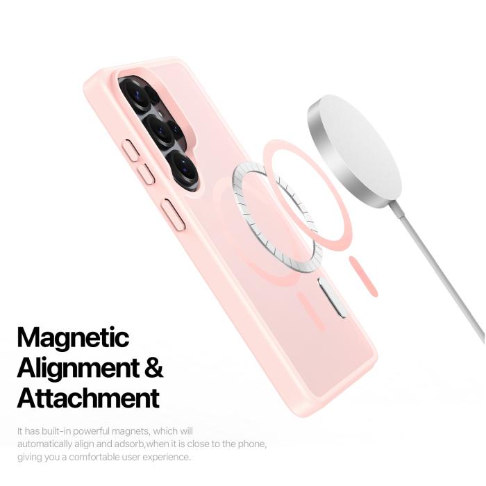 Bild 6, DUX DUCIS DUX DUCIS Galaxy S26 Ultra Skal MagSafe Yind Series Rosa - Teknikhallen.se