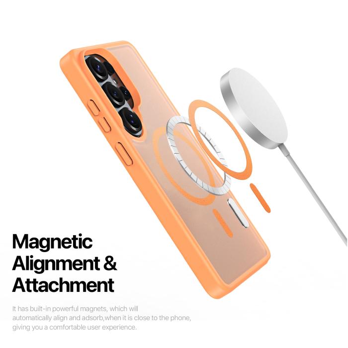 Bild 6, DUX DUCIS DUX DUCIS Galaxy S26 Ultra Skal MagSafe Yind Series Orange - Teknikhallen.se