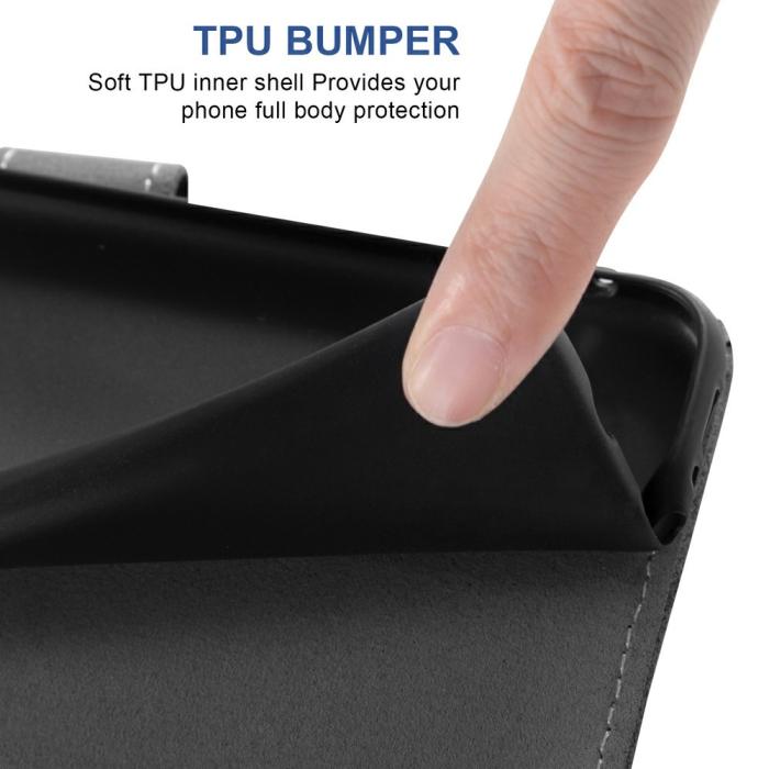 Bild 5,  Samsung Galaxy S26 Ultra Fodral Multifunktionellt Läder Svart - Teknikhallen.se