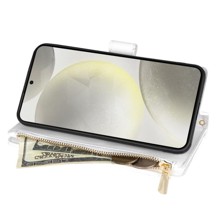 Bild 2,  Samsung Galaxy S26 Ultra Fodral Rhombus Läder Vit - Teknikhallen.se