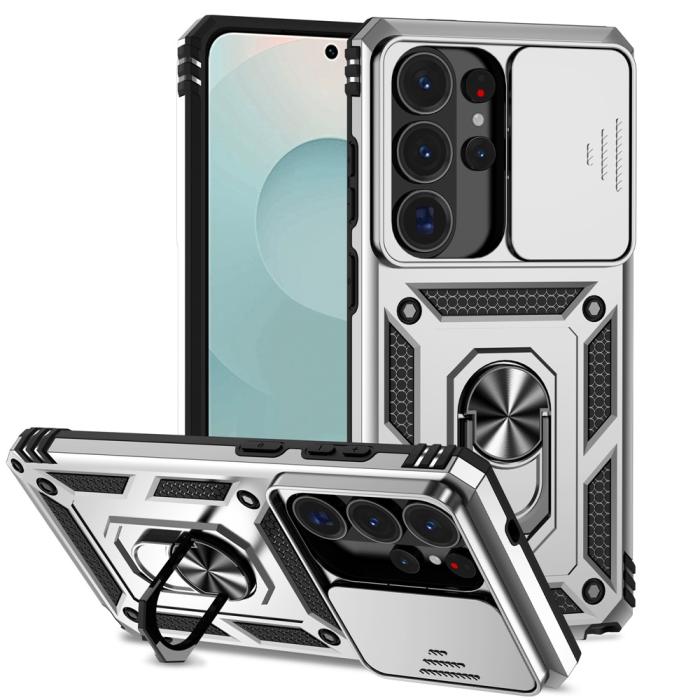 Bild 2,  Samsung Galaxy S26 Ultra Skal CamShield Ring Hybrid Silver - Teknikhallen.se