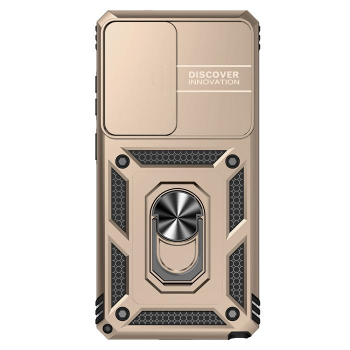 Bild 3,  Samsung Galaxy S26 Ultra Skal CamShield Ring Hybrid Guld - Teknikhallen.se