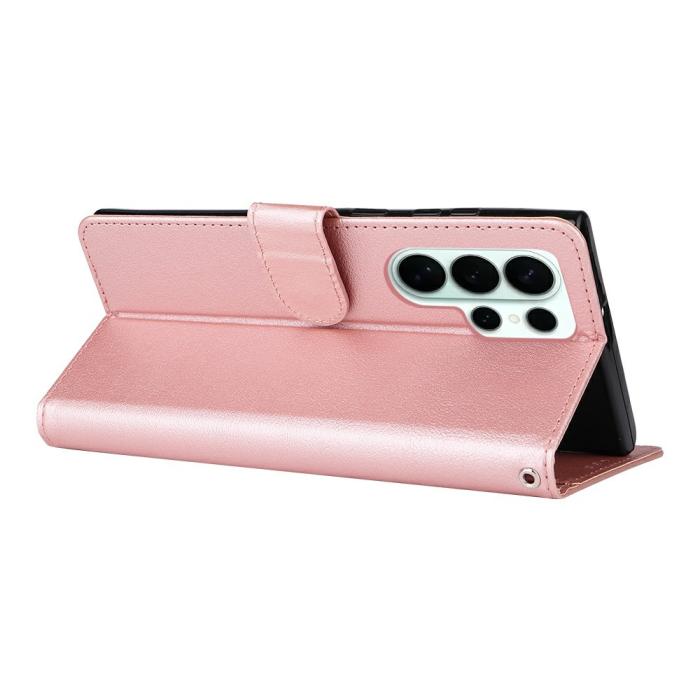 Bild 4,  Samsung Galaxy S26 Ultra Fodral Läder Roséguld - Teknikhallen.se