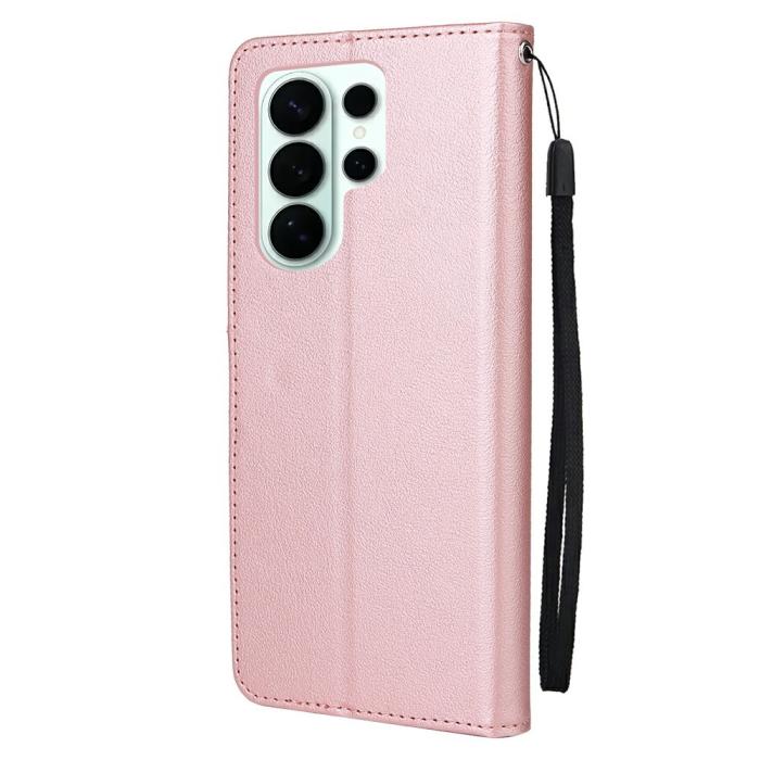 Bild 6,  Samsung Galaxy S26 Ultra Fodral Läder Roséguld - Teknikhallen.se