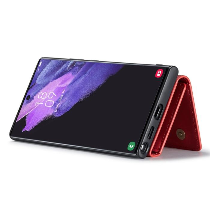 Bild 4, DG.MING DG.MING Galaxy S26 Ultra 2in1 Skal Med Avtagbart Kortfack Röd - Teknikhallen.se