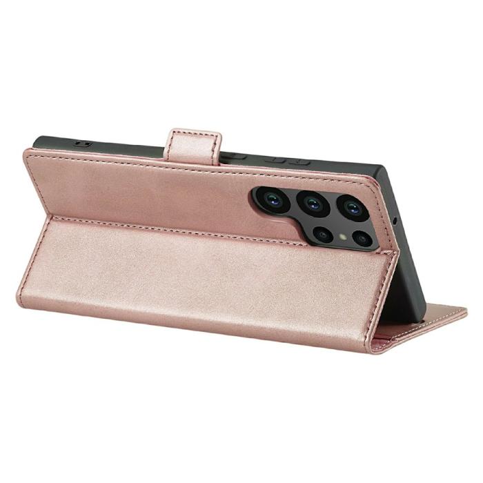 Bild 4, LC.IMEEKE LC.IMEEKE Samsung Galaxy S26 Ultra Fodral Läder Roséguld - Teknikhallen.se