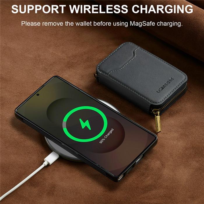 Bild 6, LC.IMEEKE LC.IMEEKE Samsung Galaxy S26 Ultra Skal Avtagbar Korthållare - Teknikhallen.se