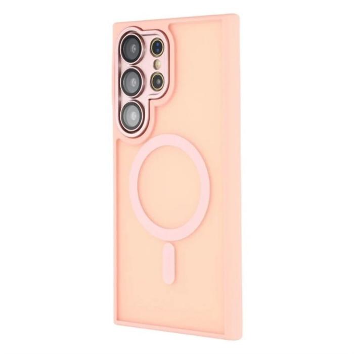 Bild 3, WANLONFENG WANLONFENG Galaxy S26 Ultra Skal MagSafe Shockproof Rosa - Teknikhallen.se
