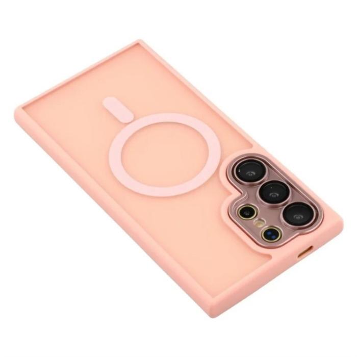 Bild 5, WANLONFENG WANLONFENG Galaxy S26 Ultra Skal MagSafe Shockproof Rosa - Teknikhallen.se