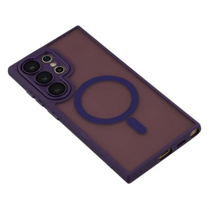 Bild 4, WANLONFENG WANLONFENG Galaxy S26 Ultra Skal MagSafe Shockproof Lila - Teknikhallen.se
