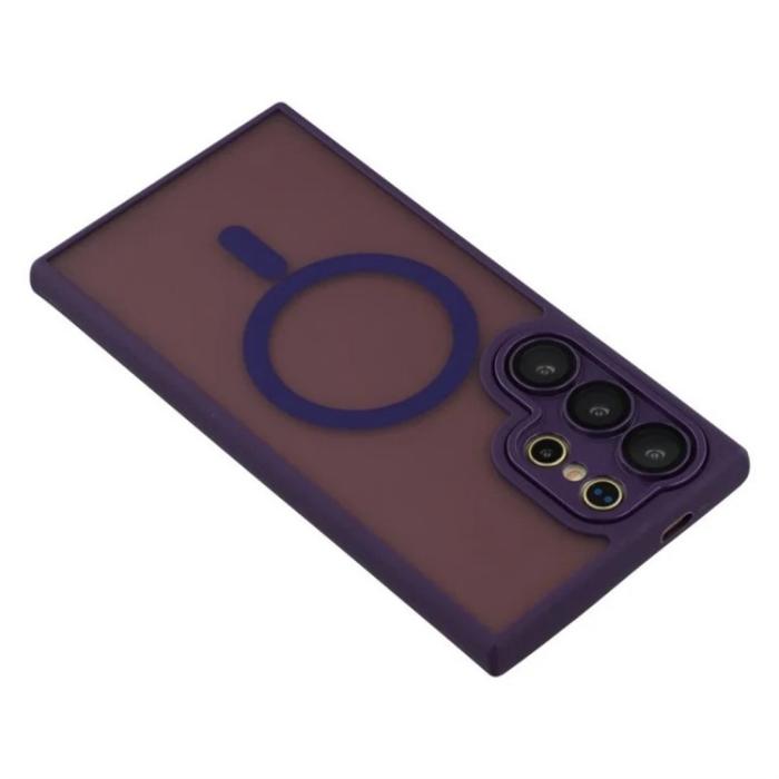 Bild 5, WANLONFENG WANLONFENG Galaxy S26 Ultra Skal MagSafe Shockproof Lila - Teknikhallen.se