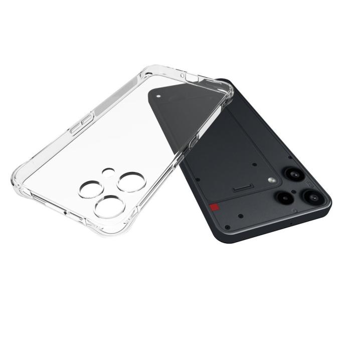 Bild 2,  Nothing Phone 3a Lite Skal TPU Transparent - Teknikhallen.se