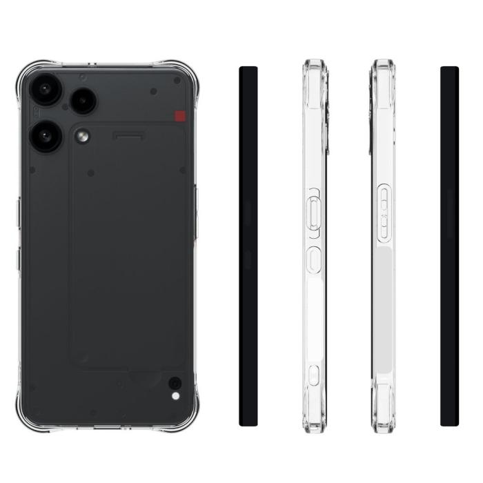Bild 5,  Nothing Phone 3a Lite Skal TPU Transparent - Teknikhallen.se