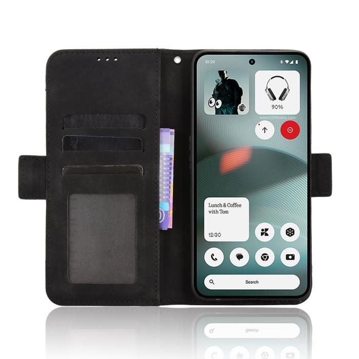 Bild 5,  Nothing Phone 3a Lite Fodral Med Avtagbart Kortfodral Läder - Teknikhallen.se