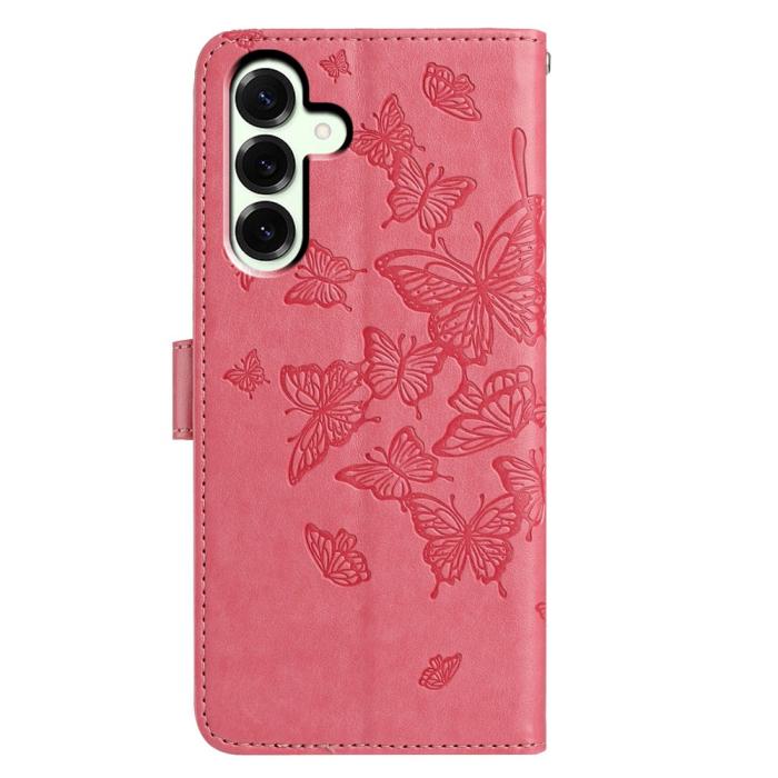 Bild 5,  Samsung Galaxy A37 5G Fodral Med Fjäril Tryck Rosa - Teknikhallen.se