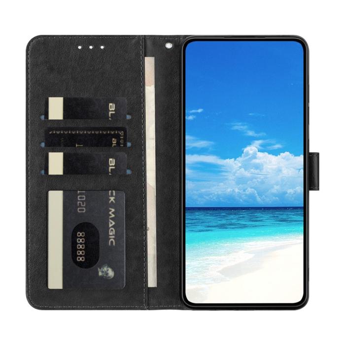 Bild 3,  Samsung Galaxy A37 5G Fodral Med Fjäril Tryck Svart - Teknikhallen.se