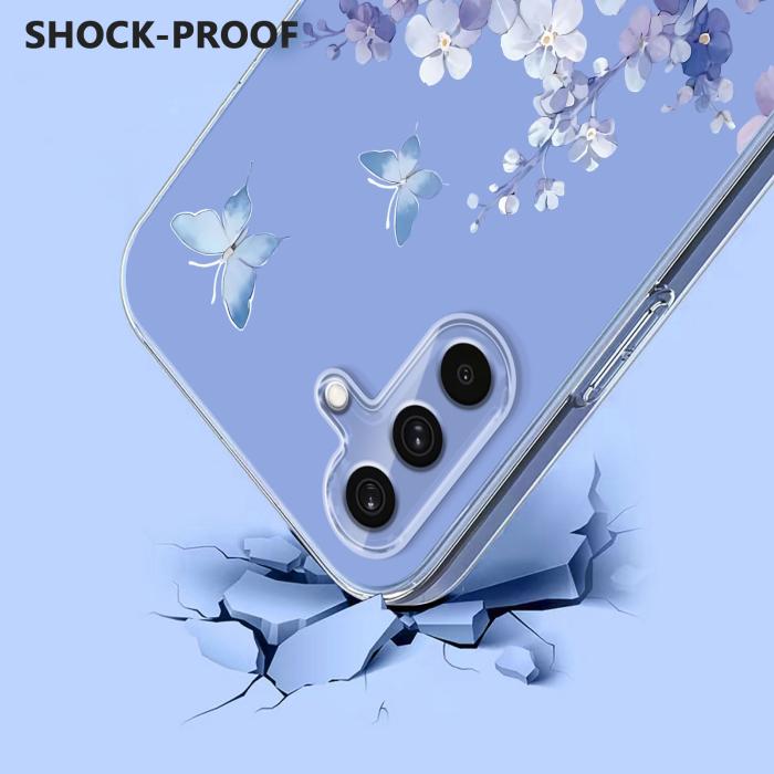 Bild 3,  Samsung Galaxy A57 5G Skal Med Tryck Blommor - Teknikhallen.se
