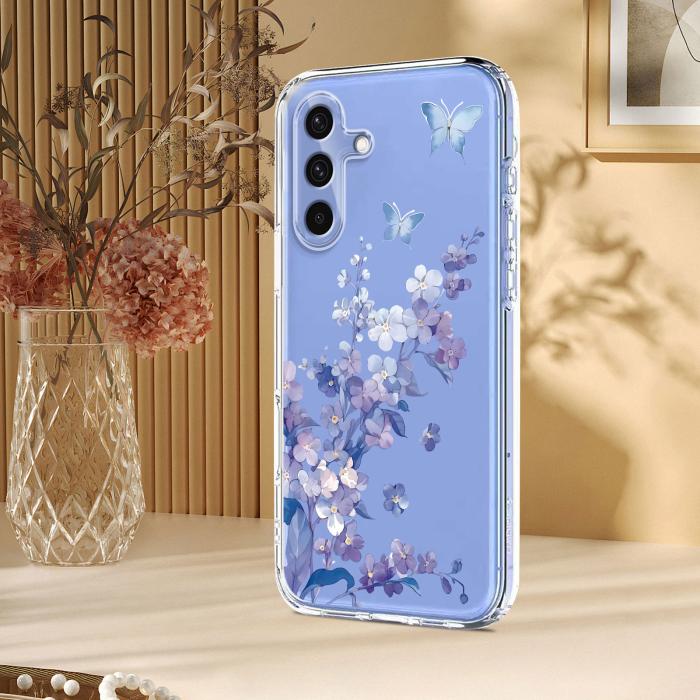 Bild 5,  Samsung Galaxy A57 5G Skal Med Tryck Blommor - Teknikhallen.se