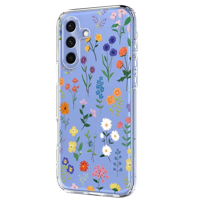 Bild 2,  Samsung Galaxy A57 5G Skal Med Tryck Blommor - Teknikhallen.se