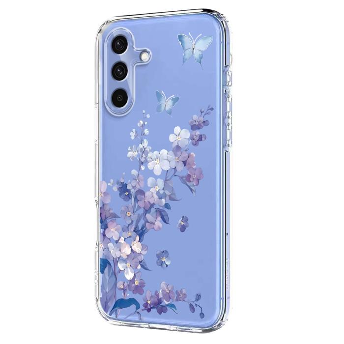 Bild 2,  Samsung Galaxy A37 5G Skal Med Tryck Blommor - Teknikhallen.se