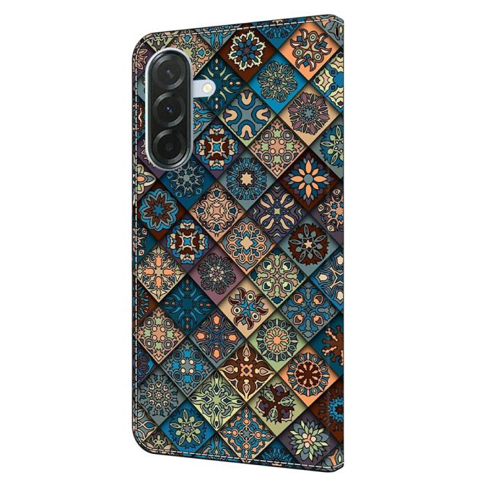 Bild 5,  Samsung Galaxy A37 5G Fodral Läder Mandala Blommor - Teknikhallen.se