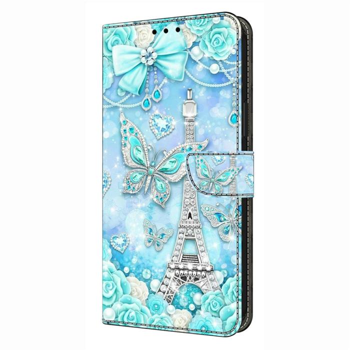 Bild 4,  Samsung Galaxy A37 5G Fodral Läder Eiffeltornet / Fjäril - Teknikhallen.se