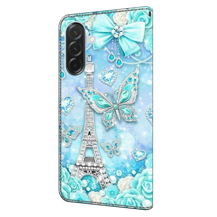 Bild 5,  Samsung Galaxy A37 5G Fodral Läder Eiffeltornet / Fjäril - Teknikhallen.se