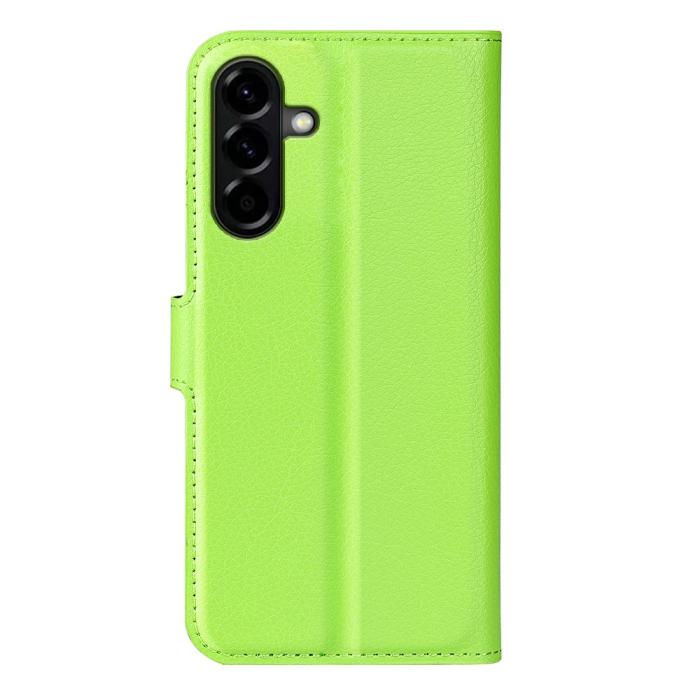 Bild 6,  Samsung Galaxy A57 5G Fodral Litchi Läder Grön - Teknikhallen.se