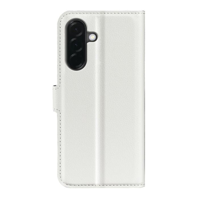 Bild 6,  Samsung Galaxy A37 5G Fodral Litchi Läder Vit - Teknikhallen.se