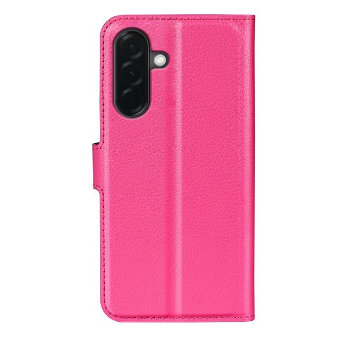 Bild 6,  Samsung Galaxy A37 5G Fodral Litchi Läder Rosa - Teknikhallen.se